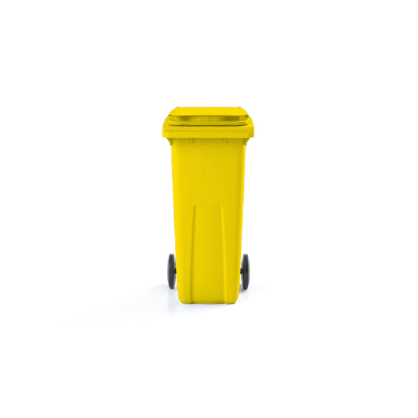 Yellow Wheelie Bins All Sizes Available Manufactured in the UK