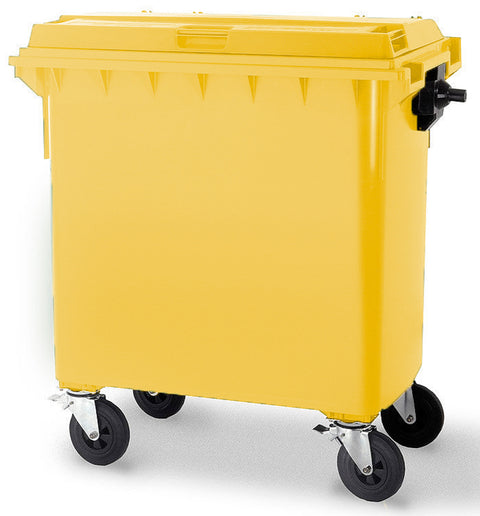 4 x 660 Litre Wheelie Bins in any Colour (Pallet Quantity)