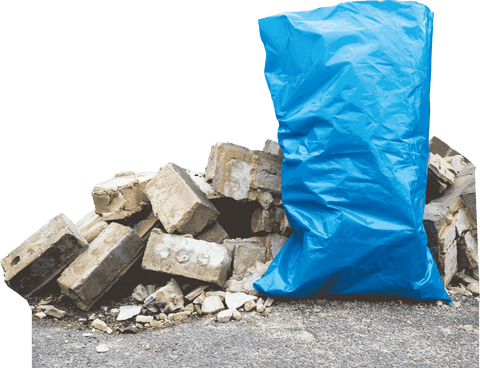 Blue 60 Litre Rubble Sack - (Sold in boxes of 100)