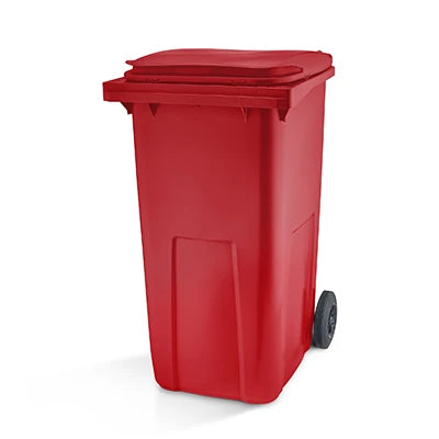 Red Wheelie Bins