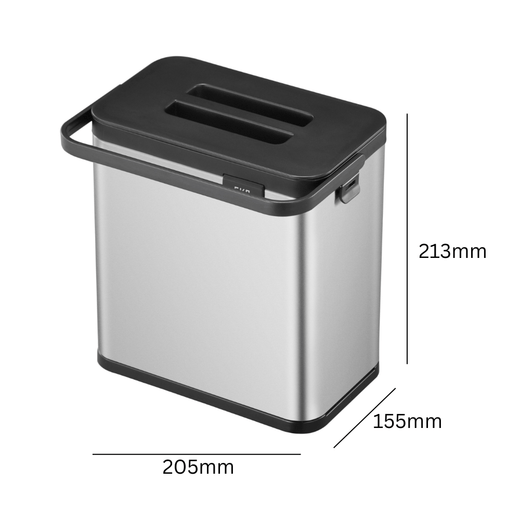 Eko Puro Steel Kitchen Caddy - 3 Litre