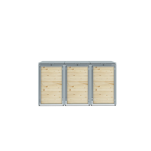 Sherwood Timber Slatted Wheelie Bin Storage