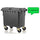 4 x 660 Litre Wheelie Bins in any Colour (Pallet Quantity)